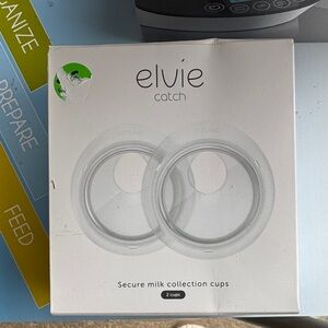 Elvie Catch Secure Milk Collection Cups - White (2 Cups)